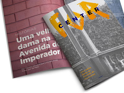 For Center brand college editorial design fa7 fortaleza graphic design impress magazine student