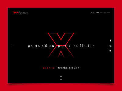TEDx Fortaleza 2017 fortaleza layout tedx ui website