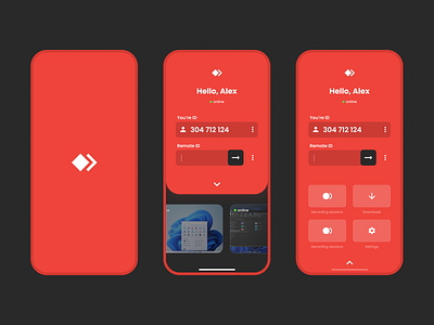 Concept app for AnyDesk.