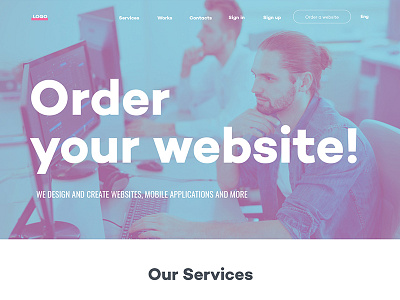 IT company_landing page it landing page ui ux website