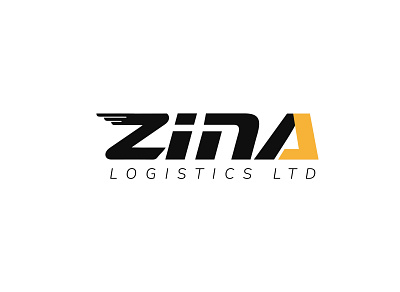 Logistic Company branding design logo typography wordmark