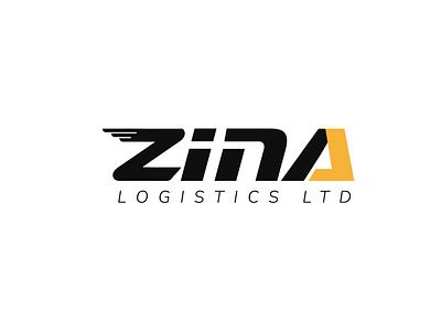 Logistic Company branding design logo typography wordmark