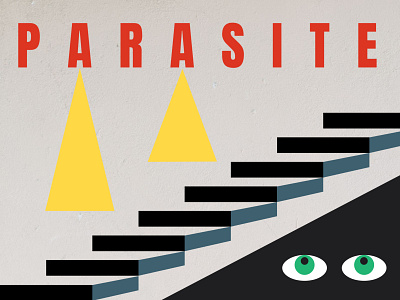 PARASITE branding design film filmposter graphic design parasite posterdesign simple texture