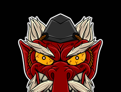 Tengu design graphic design illustration