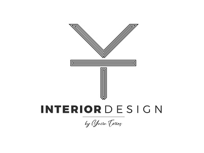 YT Interior Design by Yaira Torres brand branding design illustration logo logo design minimal typography