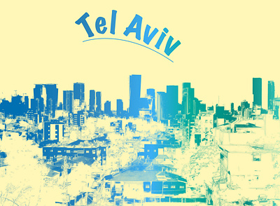 Tel Aviv - Illustration graphic design illustration tel aviv