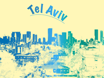Tel Aviv - Illustration graphic design illustration tel aviv