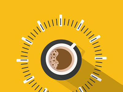 coffee in times design graphic design illustration vector
