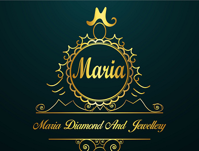 Maria logo graphic design logo