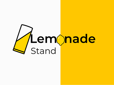 Branding lemonade stand branding design icon illustration logo logodesign typography ui ux vector
