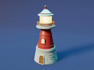 3D Lighthouse 3d 3d art blender design illustration