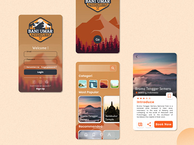 Travel Mobile App adventure app app design design graphic design illustration interface mobile app tourism travel trip ui vacation