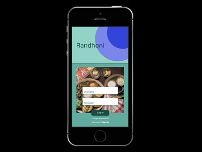 Food Delivery (Randhoni) app assamese design fooddelivery pastel quickdesign rubik soft startingnew ui