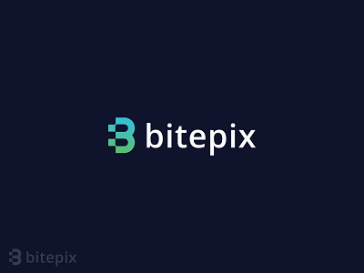 Letter B pixel logo, bite pix logo design by Abrar Jahin on Dribbble