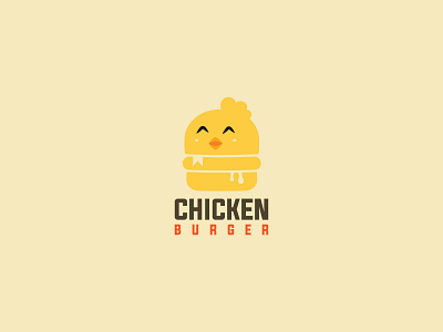 Chicken Burger Logo burger chicken cute eat food hungry logoinspirations menu restaurant