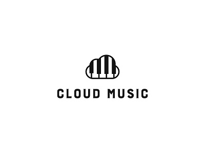Cloud Music Logo audio brand identity branding cloud cloud computing internet logo logoinspirations media melody modern modern logo music play sound studio