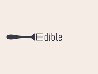Edible, Food Logo brand identity branding burger cooking delivery design edible foodie illustration logo logoinspirations modern logo pizza restaurant vector