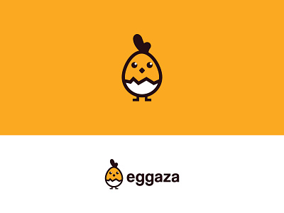 Eggaza Logo bacon brand identity branding breakfast bunny chicken design easter egg illustration logo logoinspirations modern logo vector yolk