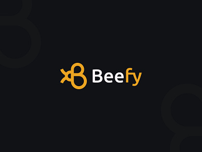 Beefy Logo b logo bee bee logo brand identity branding design hive honey honey logo honeybee insect letter b logo logo designer logoinspirations modern logo vector wasp