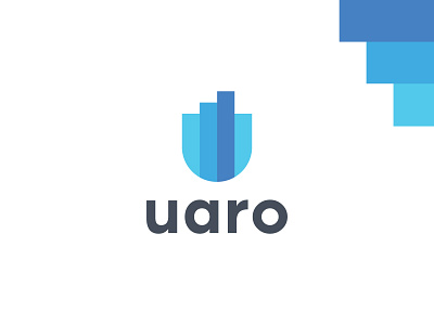 Uaro Logo brand identity branding design finance financial service identity illustration letter letter mark letter u logo logo u logoinspirations mark modern logo service u u logo vector