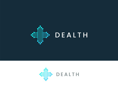 Dealth Logo Concept brand identity branding design digital doctor fitness health health care illustration logo logoinspirations medical medicine modern modern logo technology vector