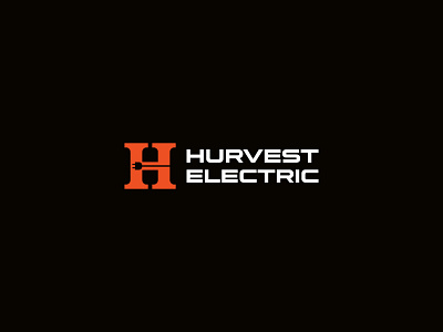 Hurvest Electric Logo bold brand identity branding design electric electric logo energy h logo letter h lighting logo logoinspirations modern logo power tesla vector