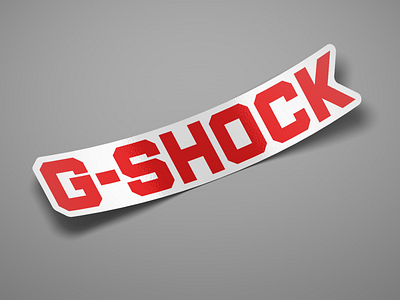 Sticker Concept Art - SHOCK RESIST PROTECTION 3d branding graphic design logo