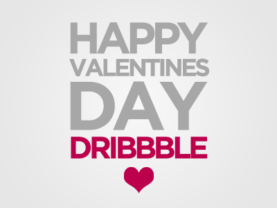 Happy Valentines Day ♥ alex day dribbble happy odam valentine valentines