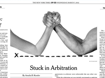NYT_Arbitration graphic illustration new york times op ed