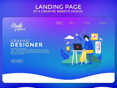 Webpage UI Designs branding graphic design logo website
