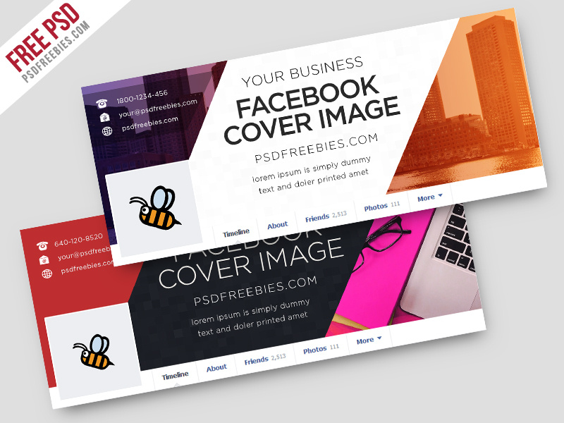 facebook timeline template freebie