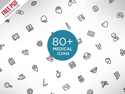 Medical And Science Outline Icon Set Free PSD free icon set free icons free psd freebie icon freebie icon set medical iconset outline icons outline iconset psd psd icon science iconset