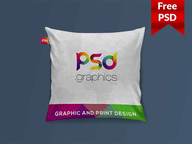 Download Cushion Mockup Free Psd Graphics By Psd Freebies On Dribbble