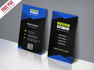 Freebie : Design Studio Business Card Template Free PSD creative business cards design agency card design studio free design resource free psd free psd template id card premium photoshop resource psd psd freebie