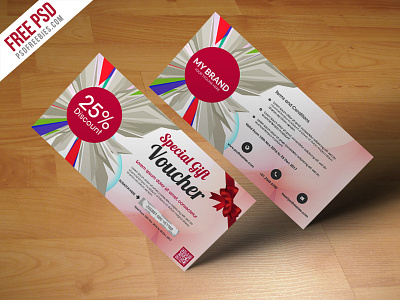 Freebie : Multiuse Gift Voucher Template Free PSD coupon discount card e commerce discount free free coupon psd free psd free template freebie gift card gift coupon gift voucher psd