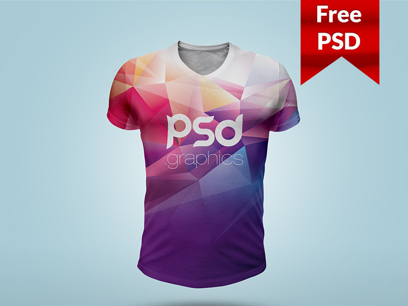 T-Shirt Mockup PSD Template by PSD Freebies on Dribbble