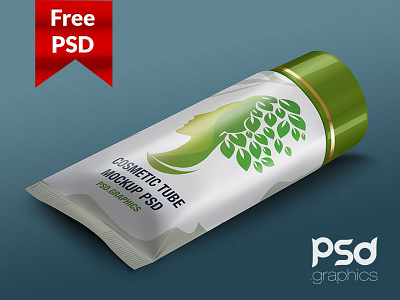 Download Freebie Cosmetic Tube Mockup Free Psd By Psd Freebies On Dribbble