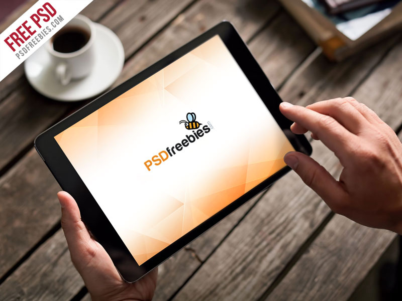  Free  PSD  Photorealistic iPad  Mockup PSD  Template  by PSD  