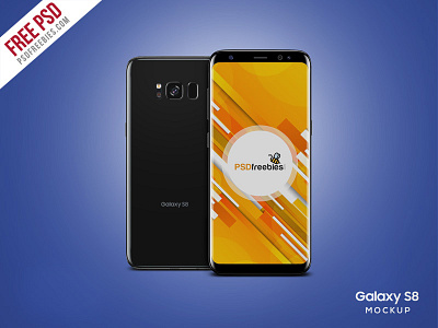 Free PSD : Galaxy S8 Mockup PSD free mockup free mockups free psd galaxy galaxy s8 galaxys8 psd samsung smartphone mockup