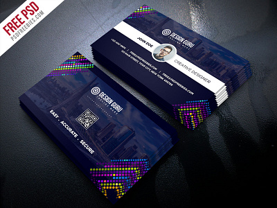 Free PSD : Creative Business Card Template PSD agency business card designer free psd freebie graphic personal photoshop premium print template professional psd