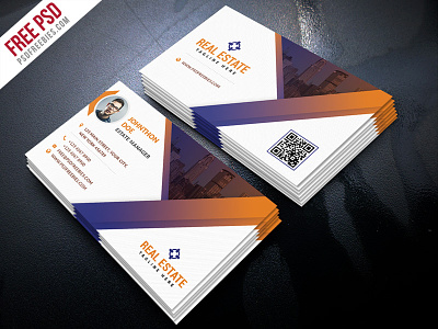 Free PSD : Real Estate Business Card Template PSD