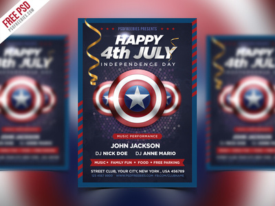 free psd 4th of july event flyer psd template bundle by psd fourth of july flyer template free