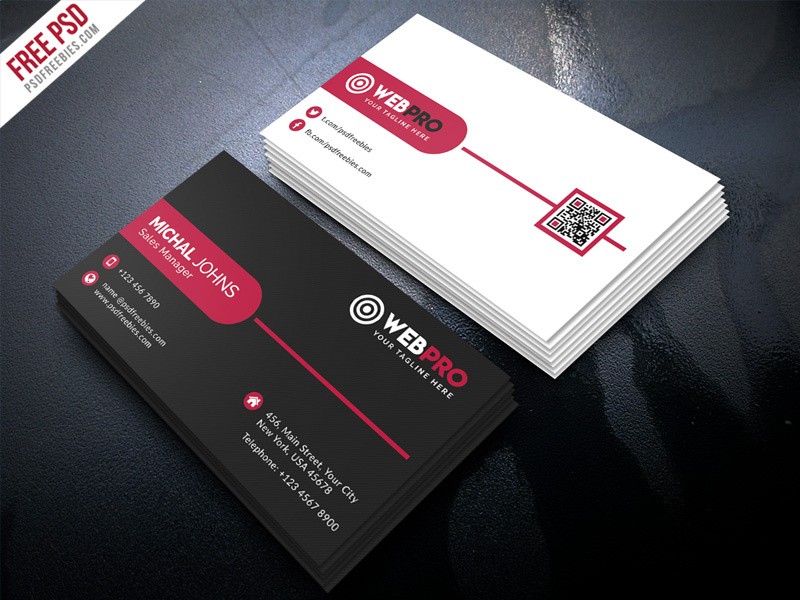 Free PSD : Corporate Modern Business Card PSD Set by PSD ...