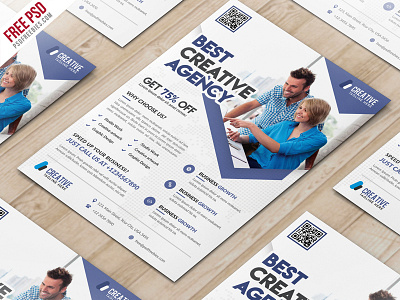 Freebie : Business Marketing Flyer Free PSD Template a4 advertising flyer business flyer download download psd flyer free download free flyer free psd multipurpose flyer print template