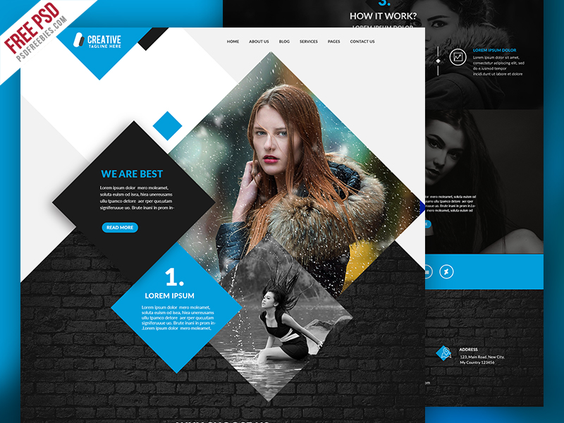 Freebie Multipurpose Portfolio Website Template Free Psd By Psd Freebies On Dribbble