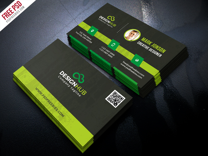Freebie Classic Business Card Template Free PSD by PSD