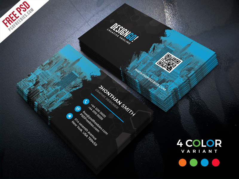 Free Corporate Business Card PSD Bundle by PSD Freebies on ...