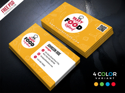 Restaurant Business Card Free PSD Bundle by PSD Freebies ...