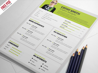 Freebie : Designer Resume Template Free PSD creative creative cv curriculum vitae cv design designer free psd freebies job cv photoshop psd resume