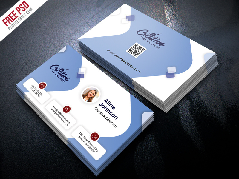 business free kit template PSD Freebies Clean by Business PSD Free Design Card